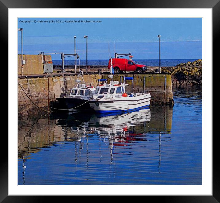 st.abbs head Framed Mounted Print by dale rys (LP)