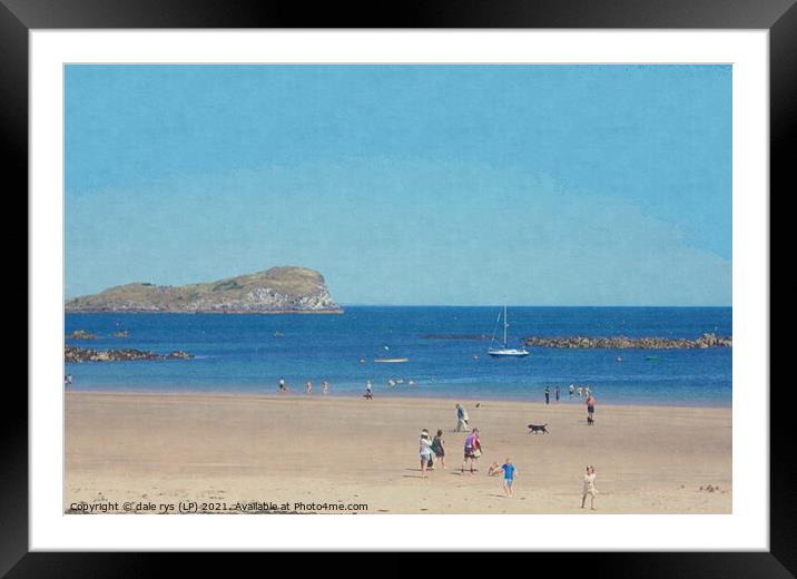 north berwick     Framed Mounted Print by dale rys (LP)