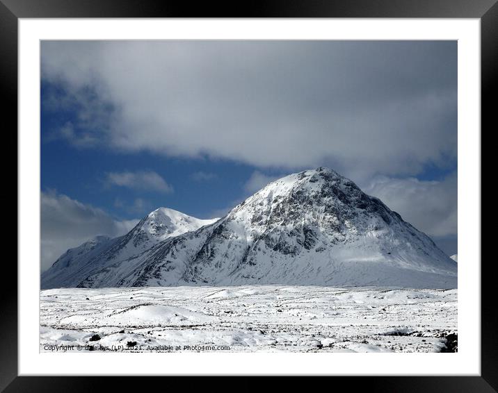 Buachaille Etive Mòr Framed Mounted Print by dale rys (LP)