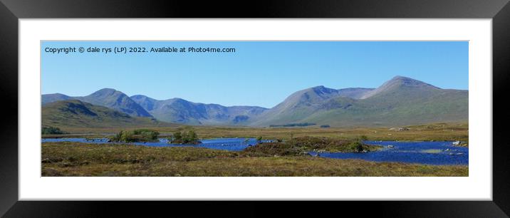 Loch Rannoch-Rannoch Moor Framed Mounted Print by dale rys (LP)