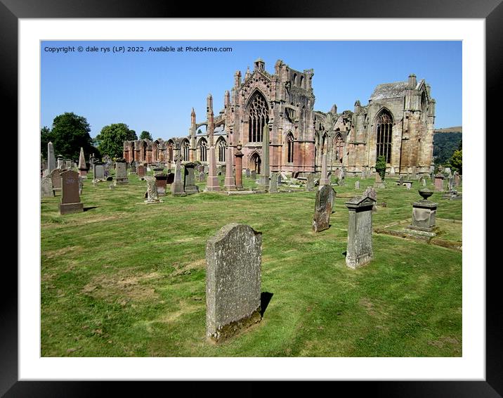 melrose abbey Framed Mounted Print by dale rys (LP)