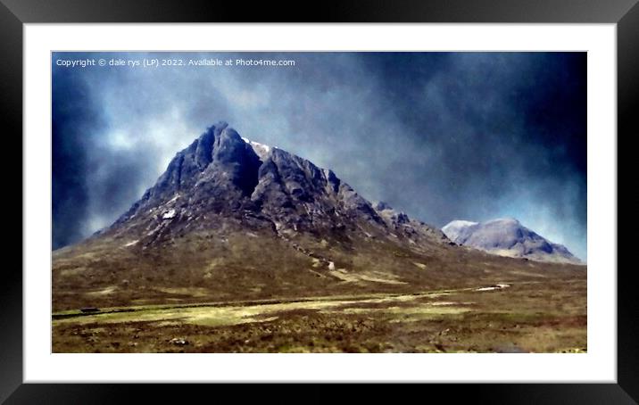 Buachaille Etive Mor Framed Mounted Print by dale rys (LP)