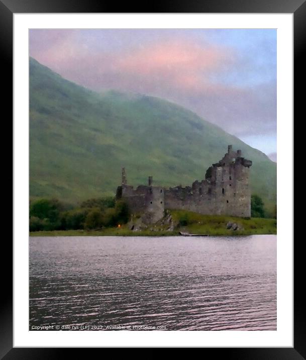 Kilchurn castle..Loch Awe argyll and bute Framed Mounted Print by dale rys (LP)