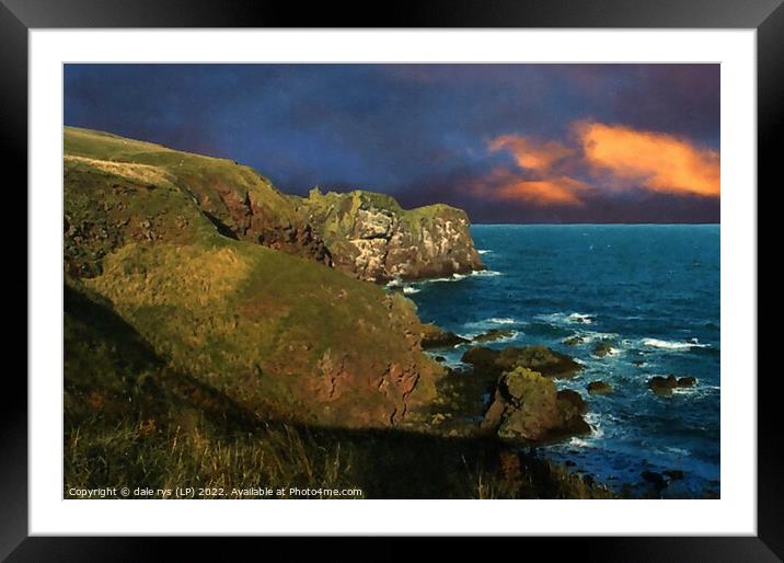 st. abbs head Framed Mounted Print by dale rys (LP)