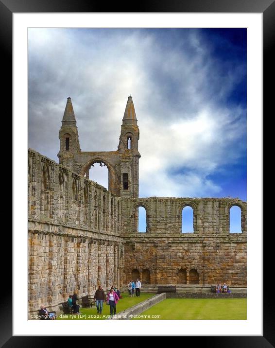 st, andrews cathedral Framed Mounted Print by dale rys (LP)