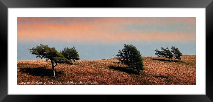 THE TREES Framed Mounted Print by dale rys (LP)