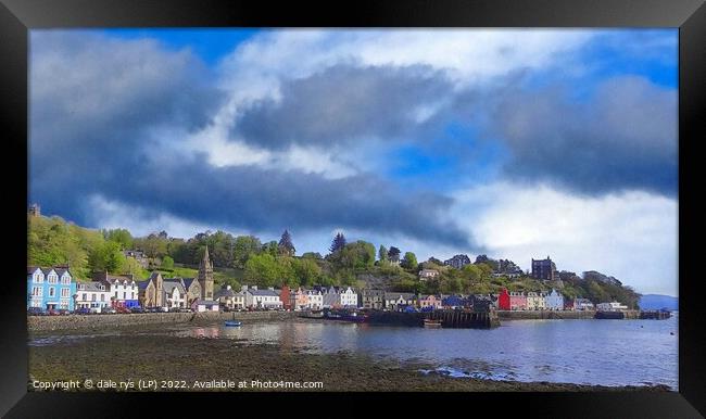 TOBERMORY MULL LIGHTHOUSE argyll and bute  Framed Print by dale rys (LP)