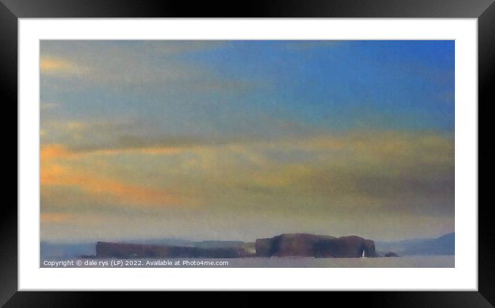 isle of staffa  Framed Mounted Print by dale rys (LP)
