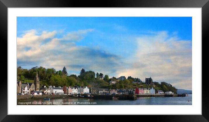 TOBERMORY MULL Framed Mounted Print by dale rys (LP)