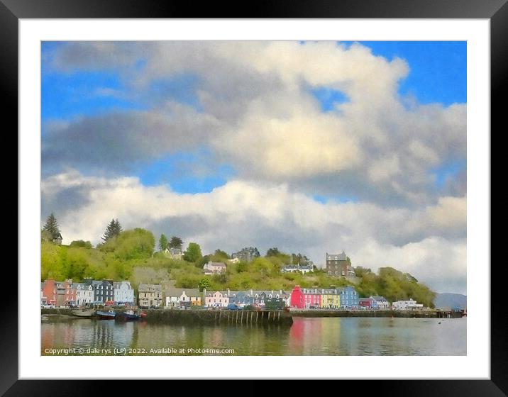 TOBERMORY MULL  Framed Mounted Print by dale rys (LP)