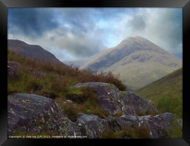 highland blue's Framed Print by dale rys (LP)