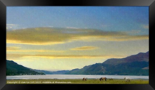 5 SISTERS -kintail-scotland    Framed Print by dale rys (LP)