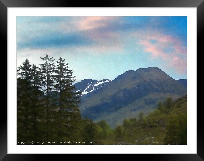 5 SISTERS -kintail-scotland     Framed Mounted Print by dale rys (LP)