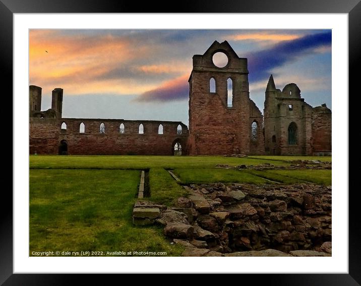 arbroath abbey  Framed Mounted Print by dale rys (LP)