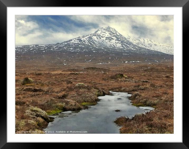 corrour scotland in winter Framed Mounted Print by dale rys (LP)