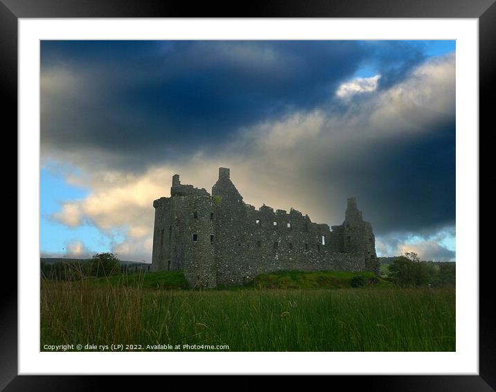 kilchurn castle argyll and bute Framed Mounted Print by dale rys (LP)