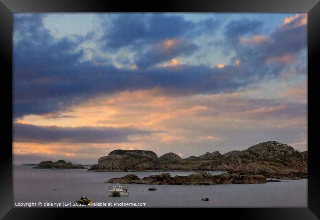 isle of mull  argyll and bute Framed Print by dale rys (LP)