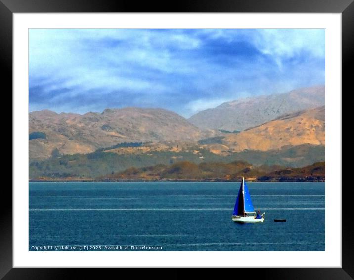 ISLE OF MULL Framed Mounted Print by dale rys (LP)