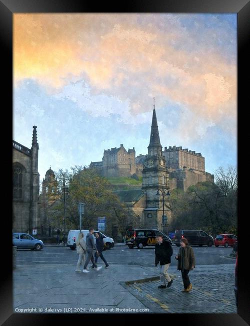 Edinburgh city life Framed Print by dale rys (LP)