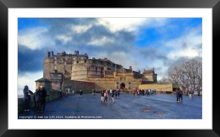 Edinburgh Castle Framed Mounted Print by dale rys (LP)