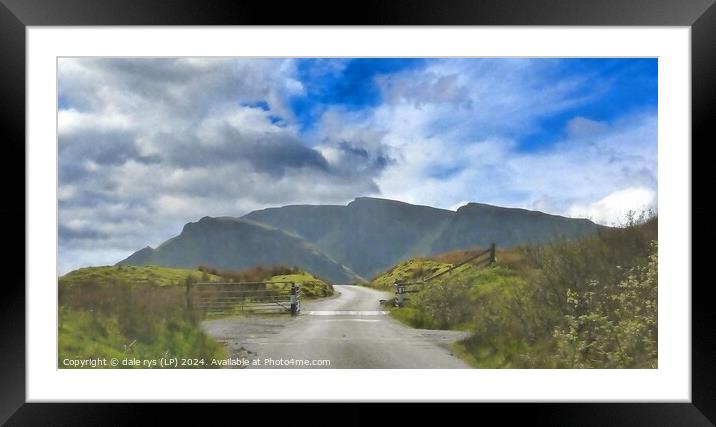 THE ISLE OF SKYE Framed Mounted Print by dale rys (LP)