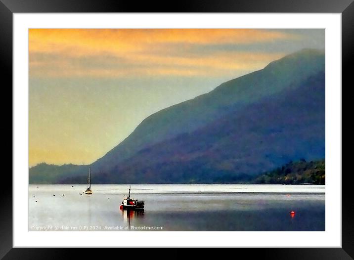 FORT WILLIAM  Loch Linnhe SCOTLAND Framed Mounted Print by dale rys (LP)