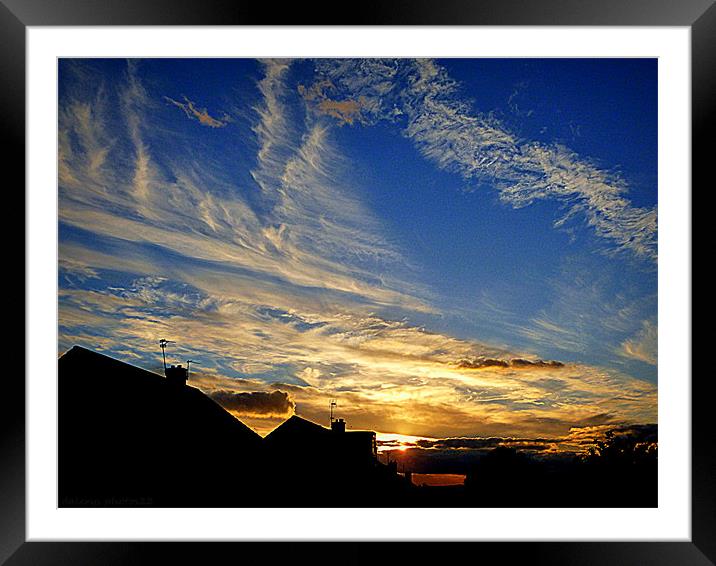 DAY'S END Framed Mounted Print by dale rys (LP)