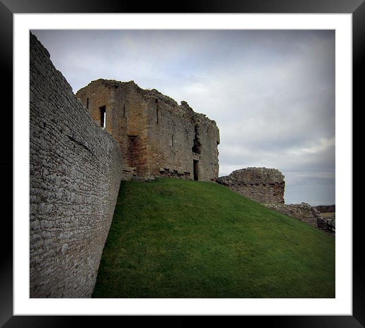 duffus castle Framed Mounted Print by dale rys (LP)
