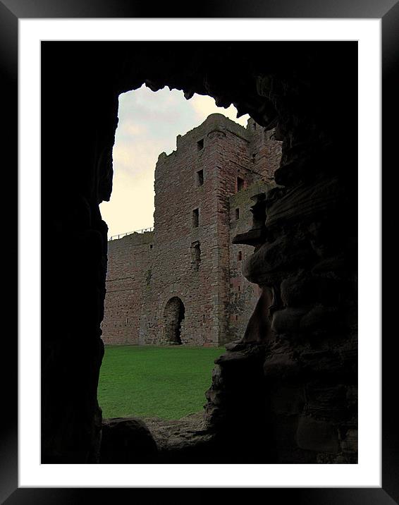 thru tantallon castle Framed Mounted Print by dale rys (LP)