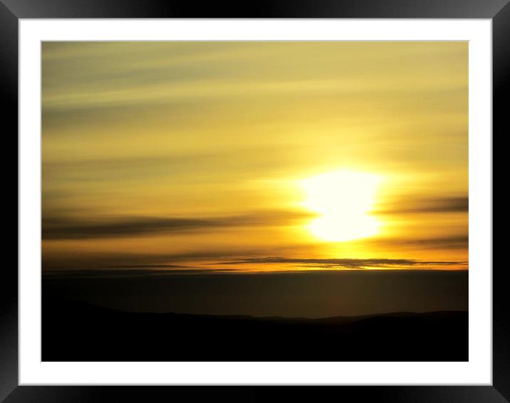 double sunset Framed Mounted Print by dale rys (LP)