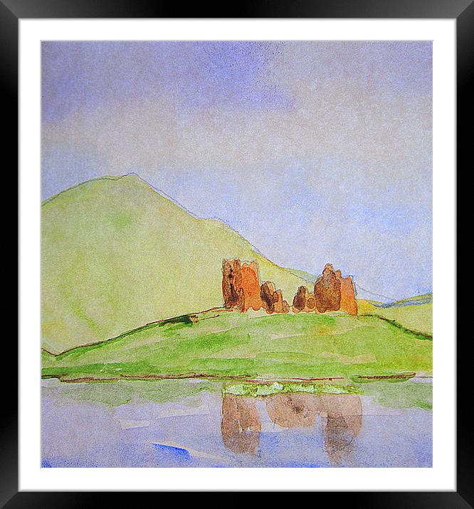 highlands Framed Mounted Print by dale rys (LP)