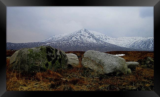 corrour ROCKS 3 Framed Print by dale rys (LP)