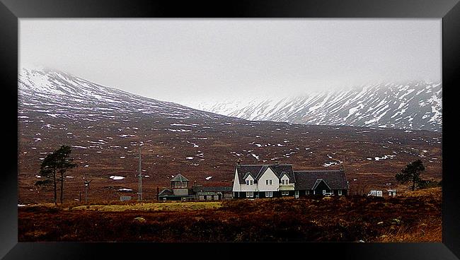 corrour station and station house Framed Print by dale rys (LP)
