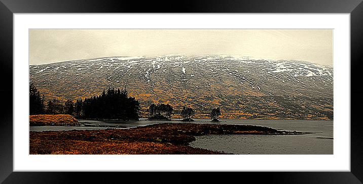 corrour winter Framed Mounted Print by dale rys (LP)