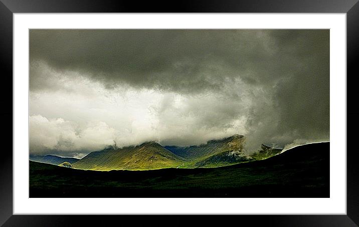 highland scene Framed Mounted Print by dale rys (LP)