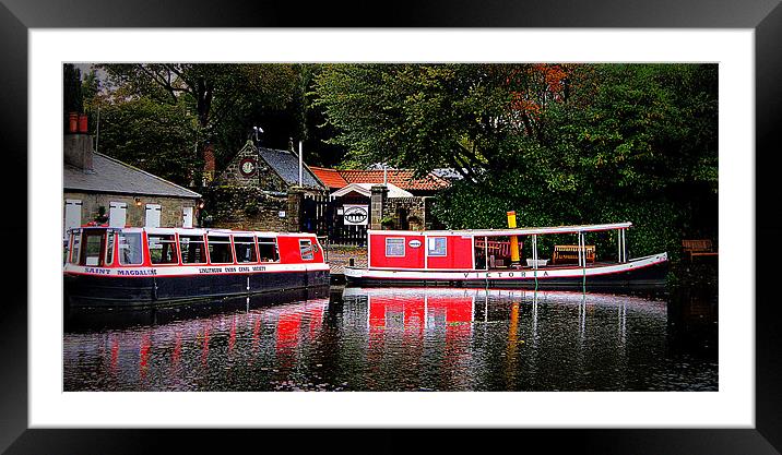 linlithgow canal Framed Mounted Print by dale rys (LP)