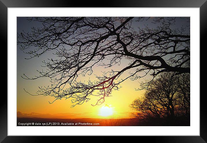 great ball of fire Framed Mounted Print by dale rys (LP)