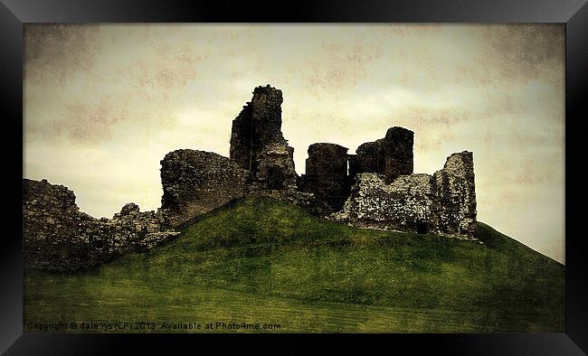 duffus castle Framed Print by dale rys (LP)