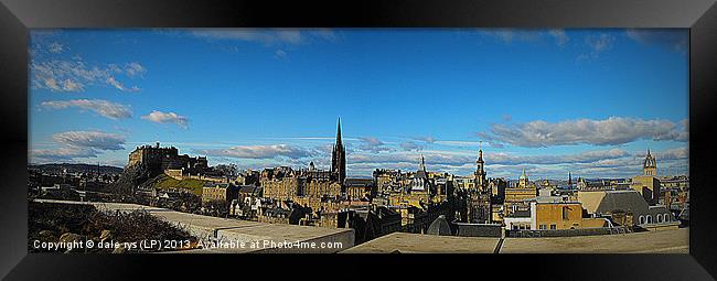 edinburgh Framed Print by dale rys (LP)