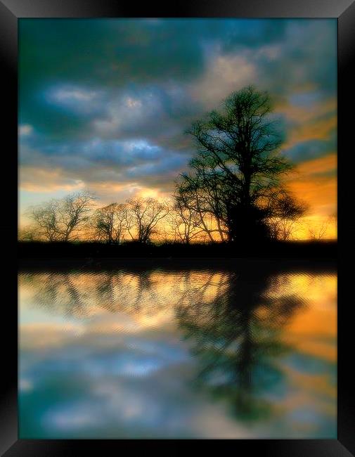 moody reflection Framed Print by dale rys (LP)