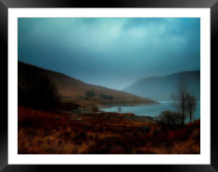 loch cluanie Framed Mounted Print by dale rys (LP)