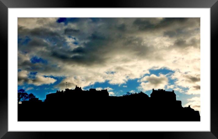 edinburgh castle Framed Mounted Print by dale rys (LP)