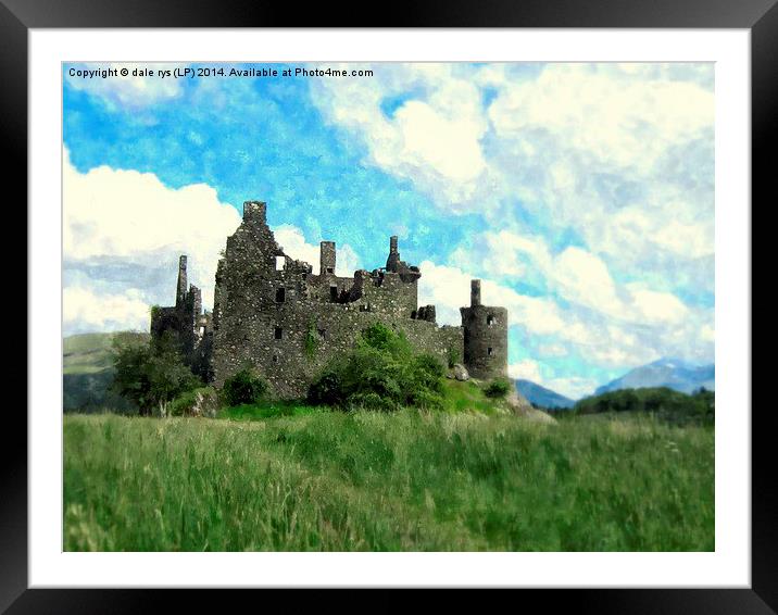 kilchurn castle Framed Mounted Print by dale rys (LP)