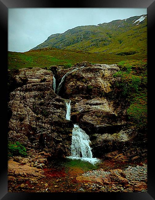 falls of glencoe Framed Print by dale rys (LP)