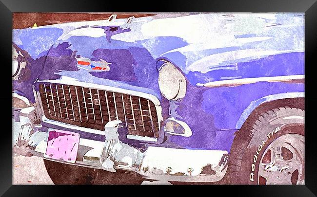 heavy chevy..baby! Framed Print by dale rys (LP)