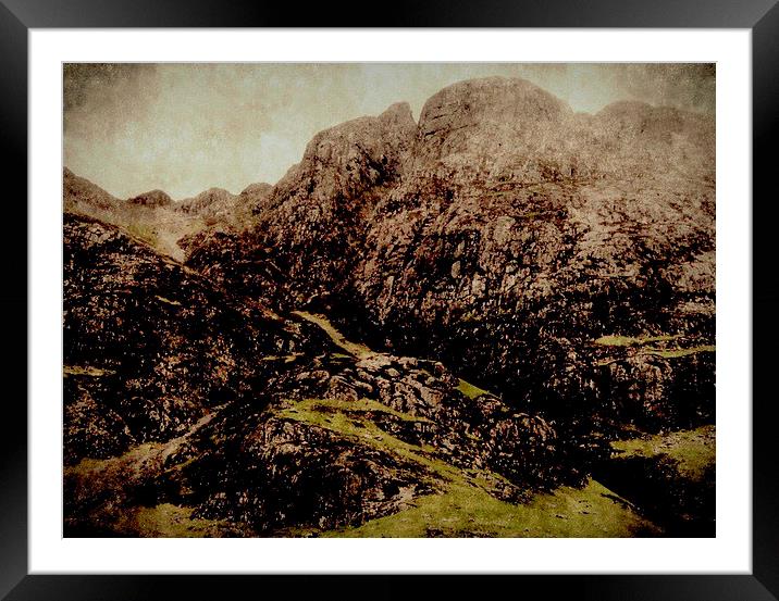  moody highlands Framed Mounted Print by dale rys (LP)