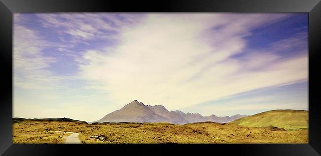  the cuillin view Framed Print by dale rys (LP)