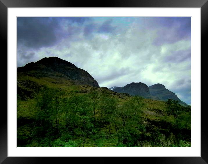  mighty highland scene Framed Mounted Print by dale rys (LP)