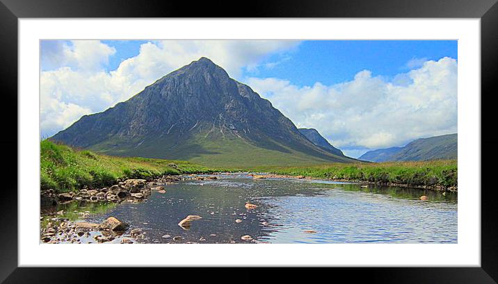  glen etive Framed Mounted Print by dale rys (LP)