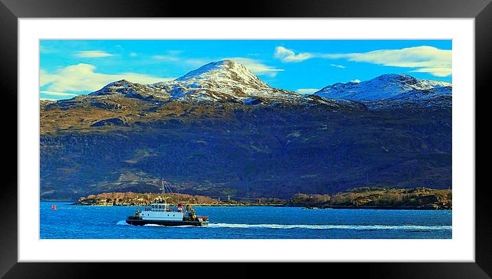  skye view   Framed Mounted Print by dale rys (LP)